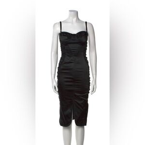 Dolce & Gabbana Black Midi Dress